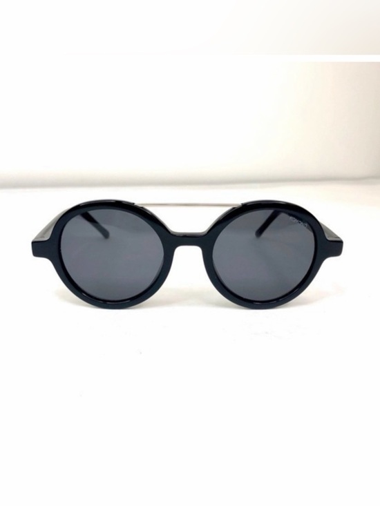 KOMONO sunglasses glossy black round NEW vivien